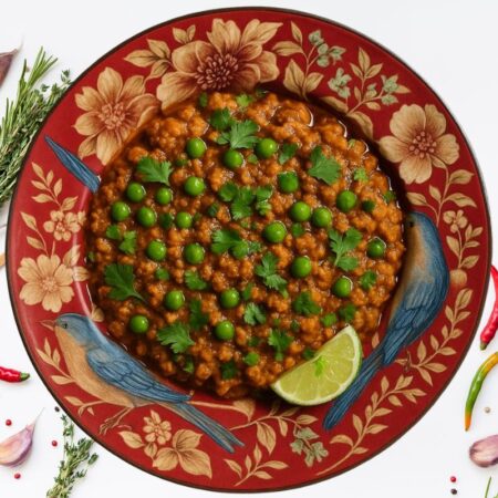 Chicken Keema Matar